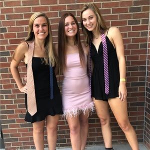 Light pink cocktail dress